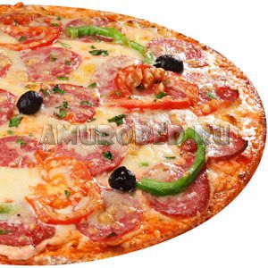 Пицца с колбасой салями 1700гр