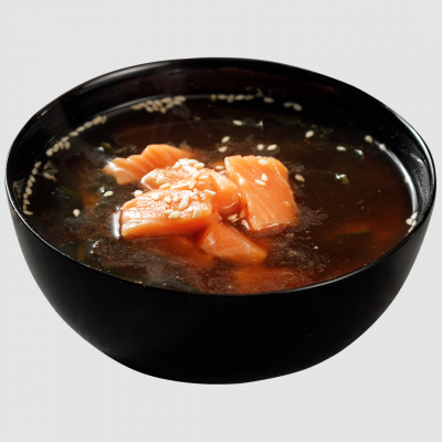 Мисо суп с лососем 