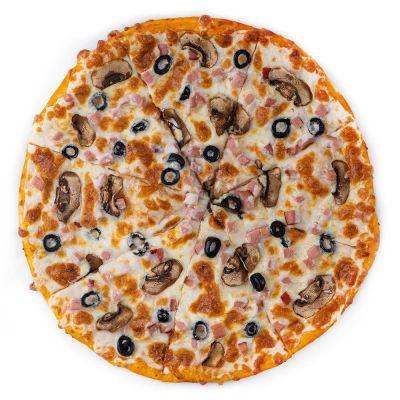 Пицца с Ветчиной и грибами 30 см