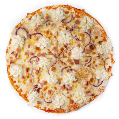 Пицца с беконом и сыром Филадельфии 40 см