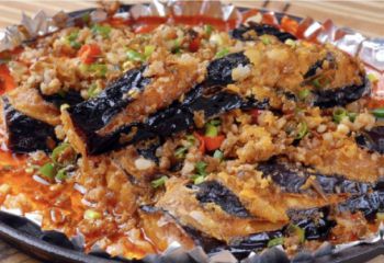 Баклажан с мясом и морепродуктами (118)