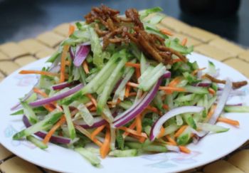 Салат огурец с мясом (15)