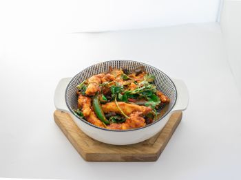 Курица по-азиатски с овощами